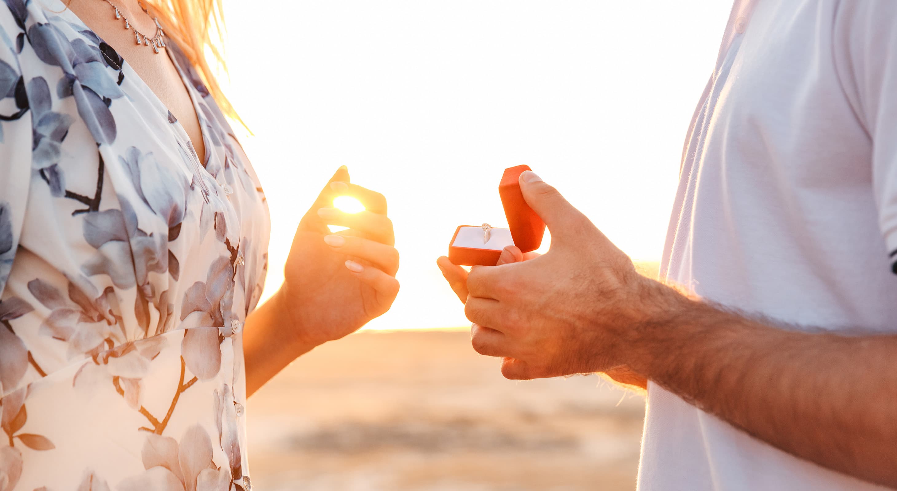 romantic Cape Cod proposal