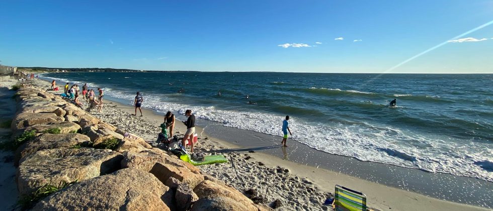 people enjoying a Cape Cod Beach
