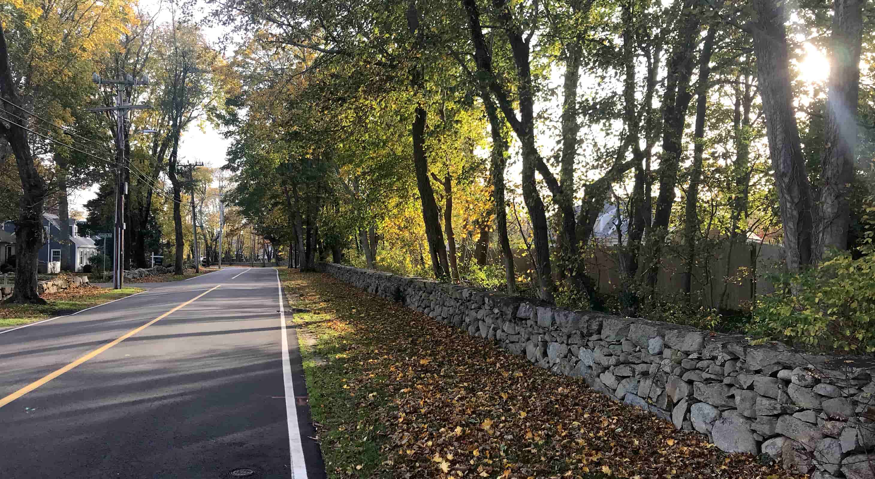 Road on Cape Cod vacation