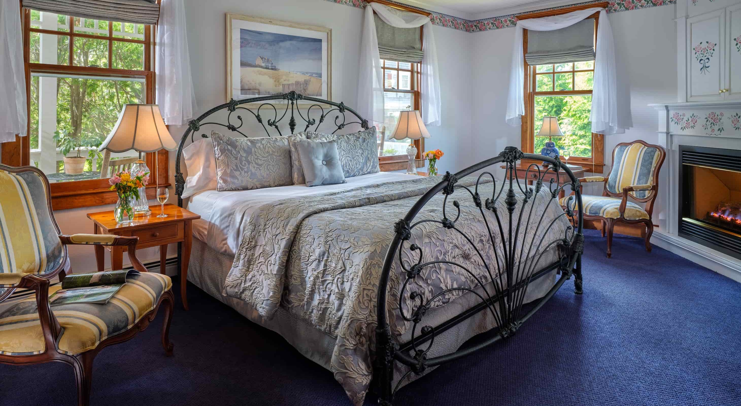 Harriet Beecher Stowe Room at Cape Cod boutique hotel