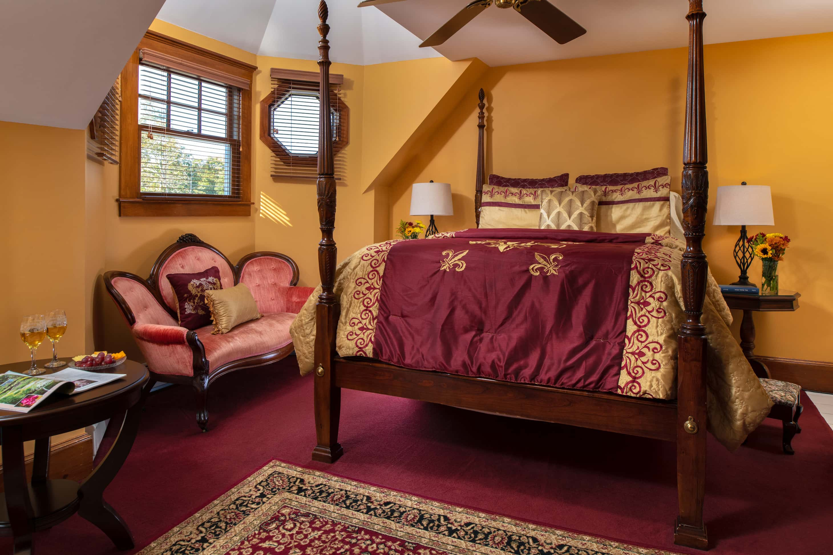 Falmouth accommodations in the Oliver Wendell Holmes Room