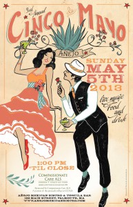 Cinco de Mayo at Anejo's Poster