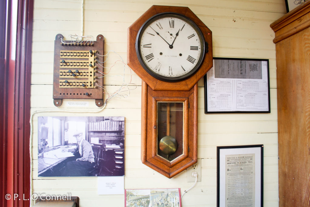 Wind up clock, Chatham Railroad Museum