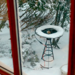 Blizzard Janice: warm Bird bath