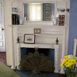 Antique Fireplace and Fan Fireplace Guard