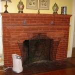 Antique Brick Fireplace