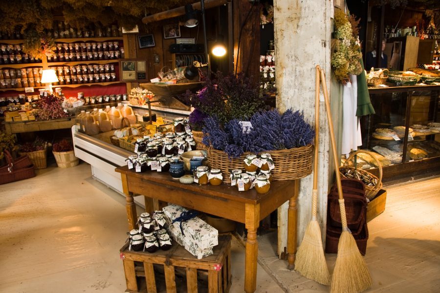 interior of a country store