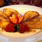 Cape Cod heart shaped french toast.