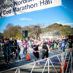 Cape Cod Marathon: teammates cross the finishline.