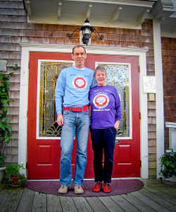 Cape Cod Marathon runners at the Palmer House