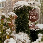 No Vacancy Sign in Snow