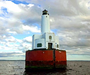 Cleveland Ledge Lighthouse Painting