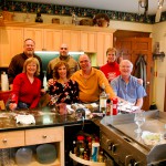 Italian Cooking class students.