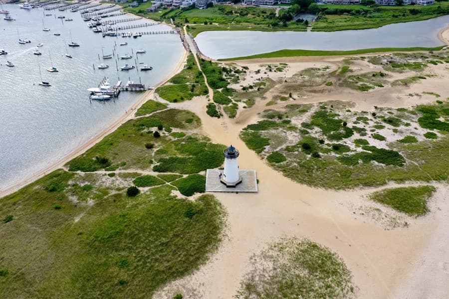 Edgartown lighthouse on Martha's Vineyard