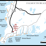 Falmouth Beach Map