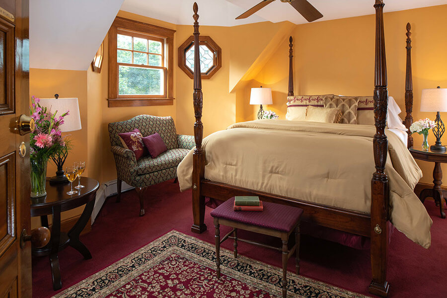 Oliver Wendell Holmes Room at out Cape Cod bed and breakfast