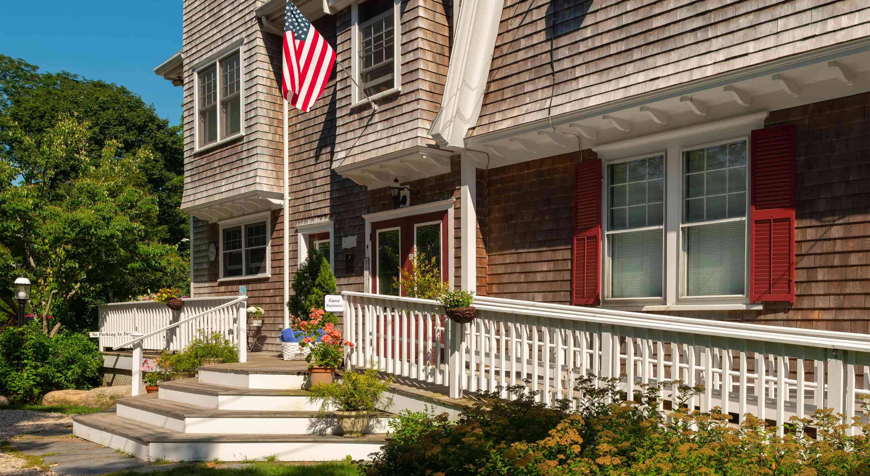 Guest registration at Cape Cod Victorian B&B