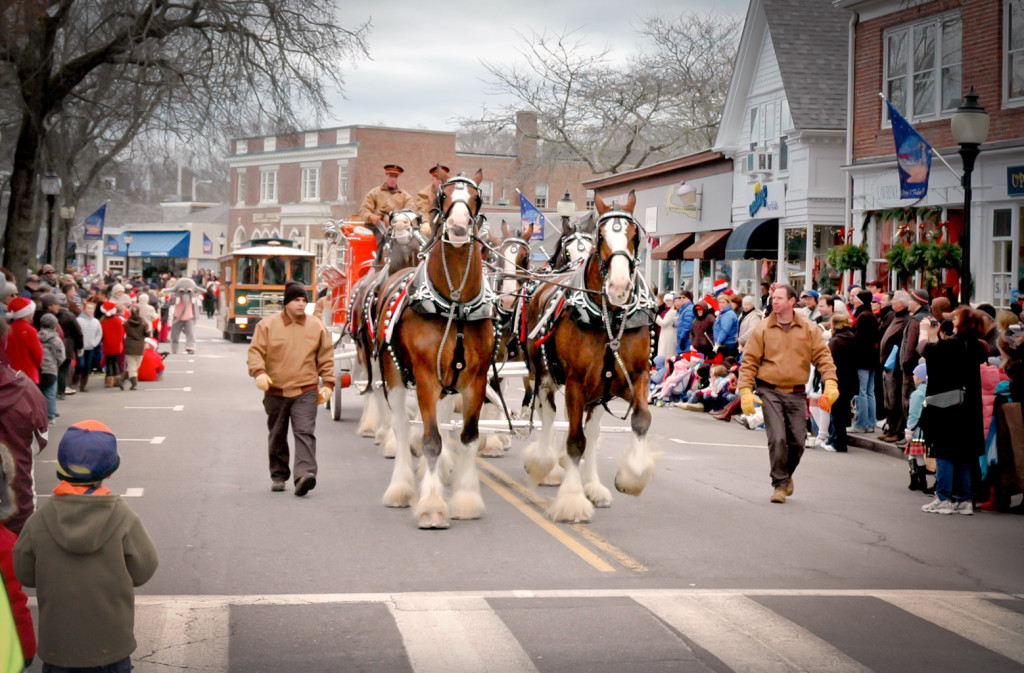 Holidays by the Sea Parade in Falmouth, Cape Cod.