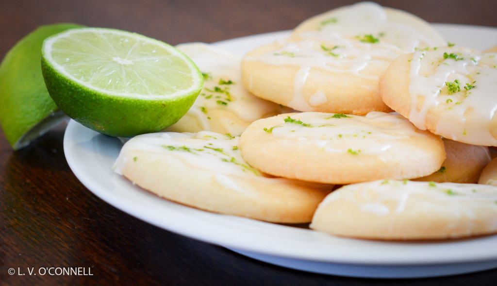 margarita cookies with lime icing