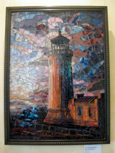 North Head Lighthouse by Carl and Sandra Bryant at the Signature Mosaic Show