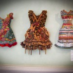 Mosaic dresses by Susan Wechsler at the Signature Mosaic Show 