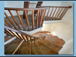 Spiral Stairs in the Wings Neck Lighthouse