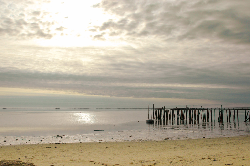 Winter beach in Provincetown Cape Cod