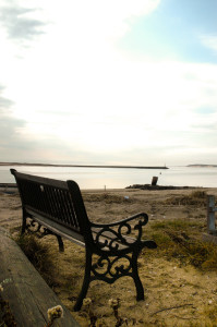 Provincetown, Cape Cod bench.