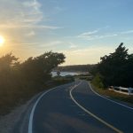 road leading to the beach