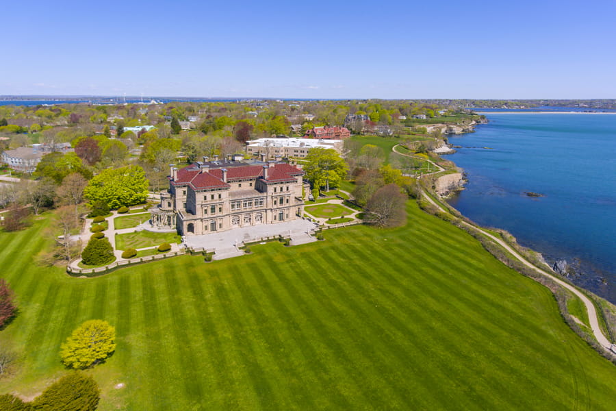 historic Vanderbilt mansion on Atlantic coast