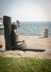 Looking out on Woods Hole Passage